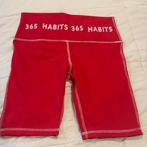 Women's Vibrant Red Bike Shorts